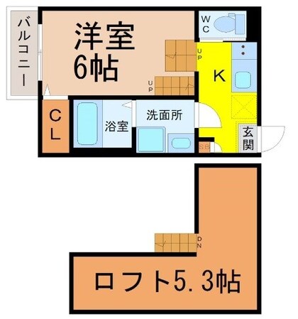 川名駅 徒歩7分 1階の物件間取画像